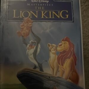 Disney's The Lion King VHS - Blue and Gold Cover